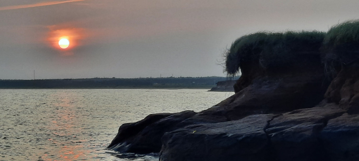 Le Dernier Coucher De Soleil 10 Août 2021 Parc Gros-Cap Îles-De-La-Madeleine