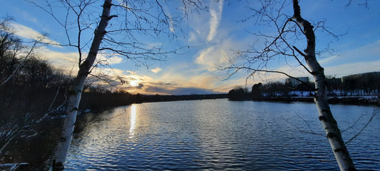 2021-11-28 Glace De La Rivière Magog À Sherbrooke (Vue 2.1)