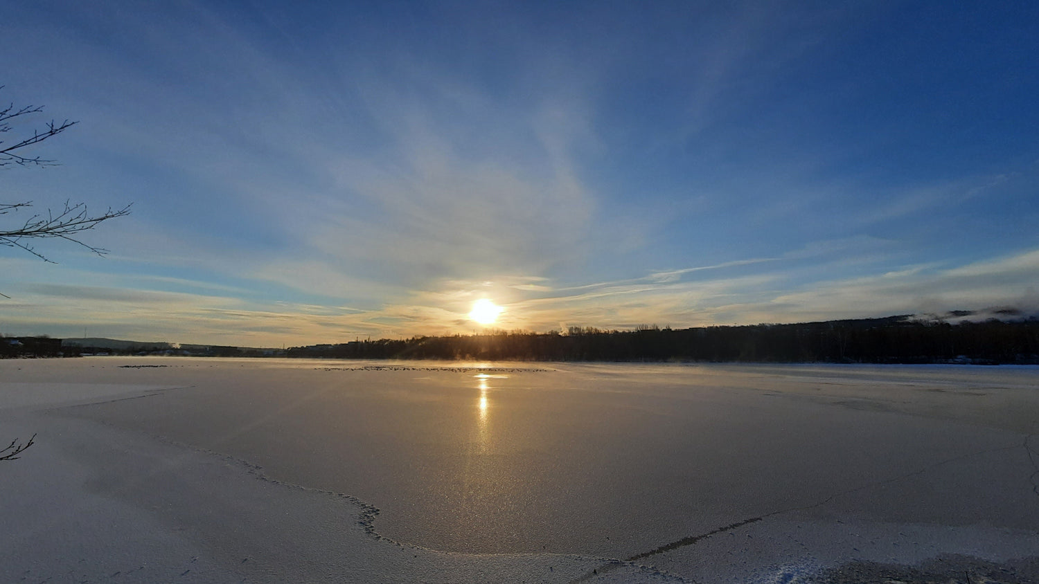 Lever De Soleil Au Lac Des Nations 20 Décembre 2021