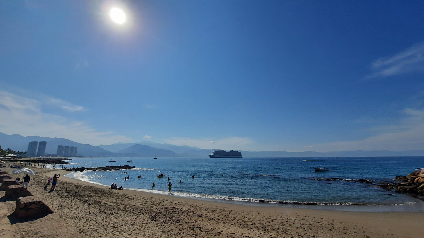 Trouve Le Bateau Et Soleil De Puerto Vallarta