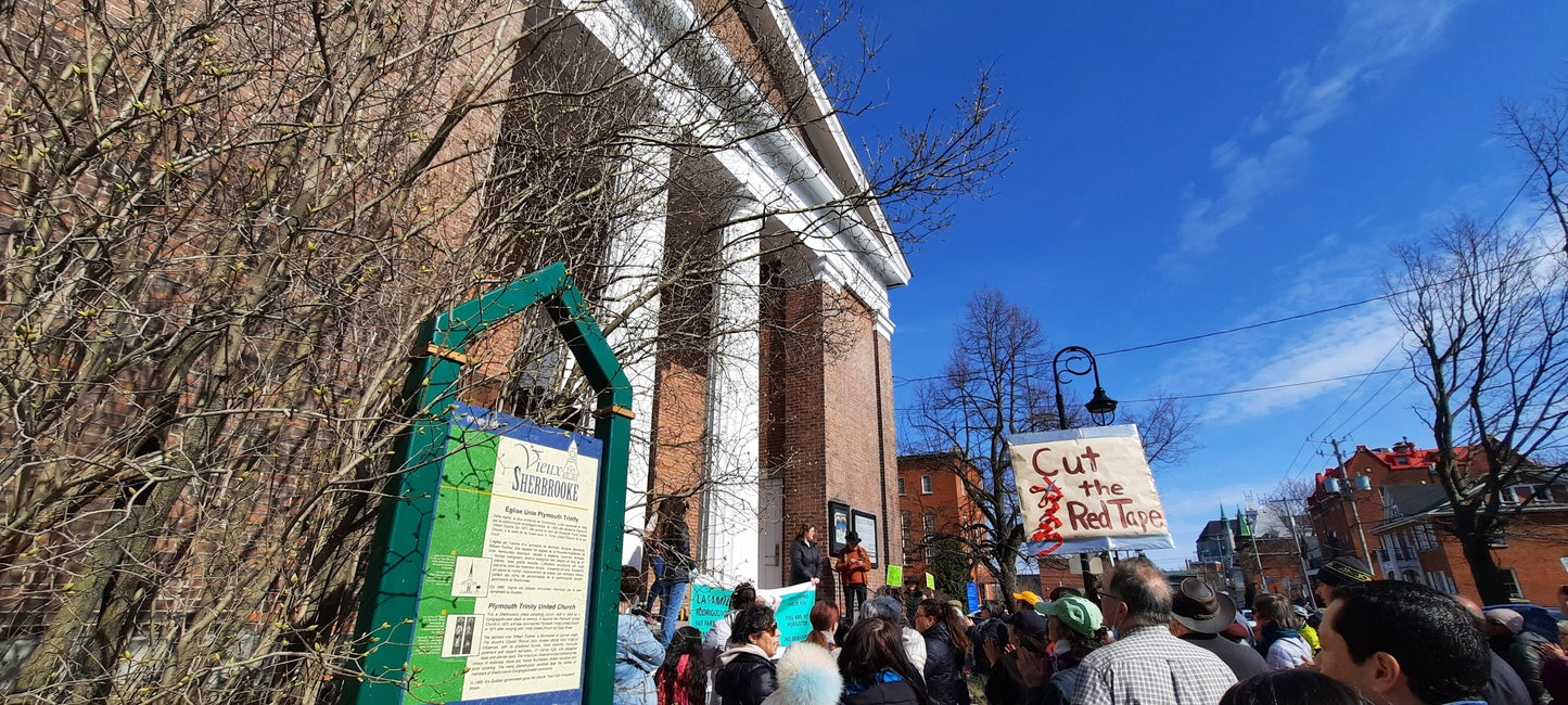 Manifestation Rodriguez-Flores À Sherbrooke 2022-04-23