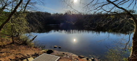 2022-05-05 (Vue Q5) Les Deux Soleils De La Rivière Magog (2 Photos)