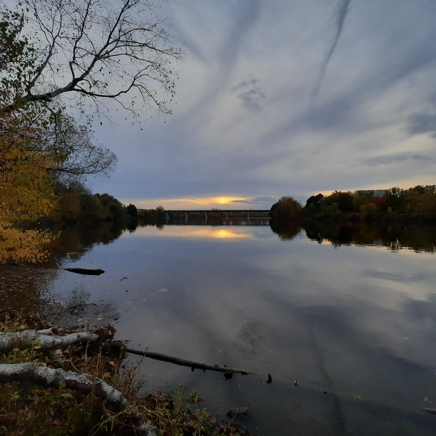 Coucher De Soleil Du 12 Octobre 2022 #Sherbrooke À 17H46 (Vue 1)