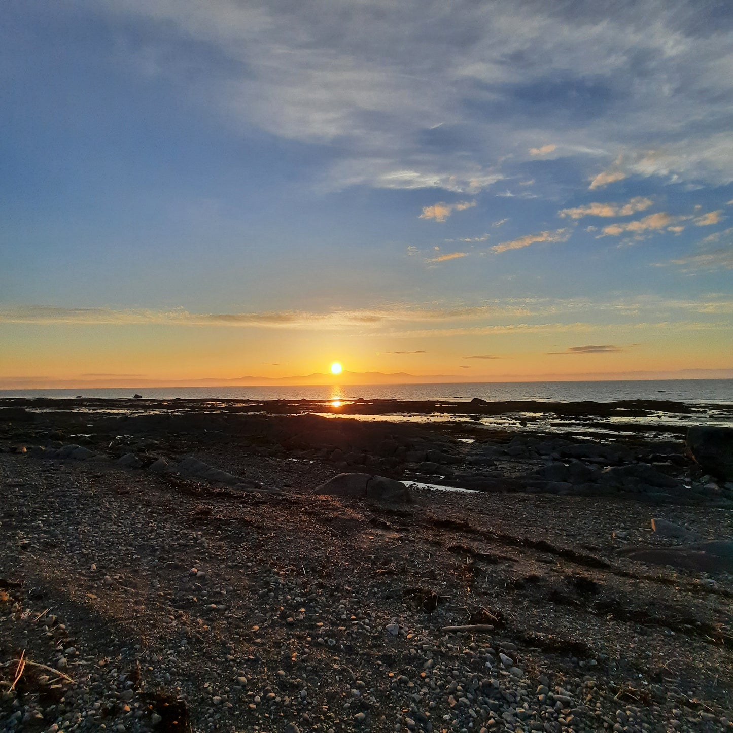 Coucher De Soleil À Rivière-Ouelle