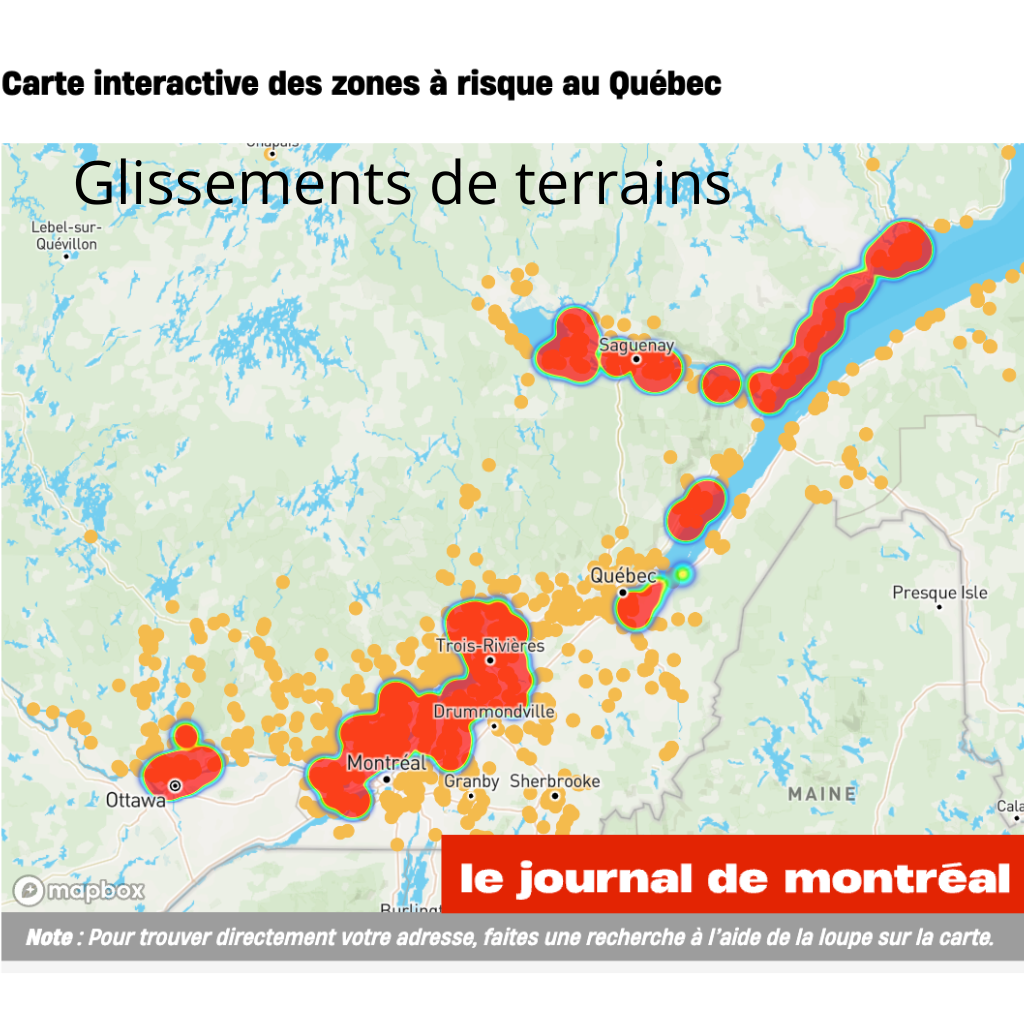 Carte Glissement de Terrains