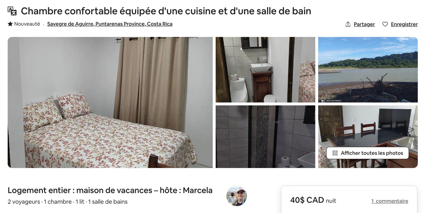 Airbnb Marcela #Dominical