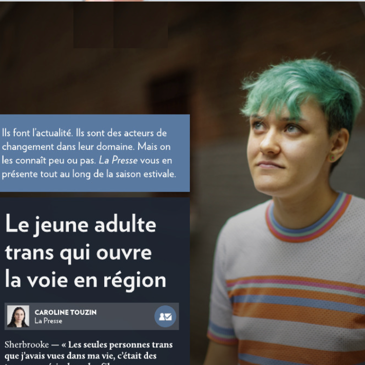 La Presse: Le Jeune Adulte Qui Ouvre La Voie En Région